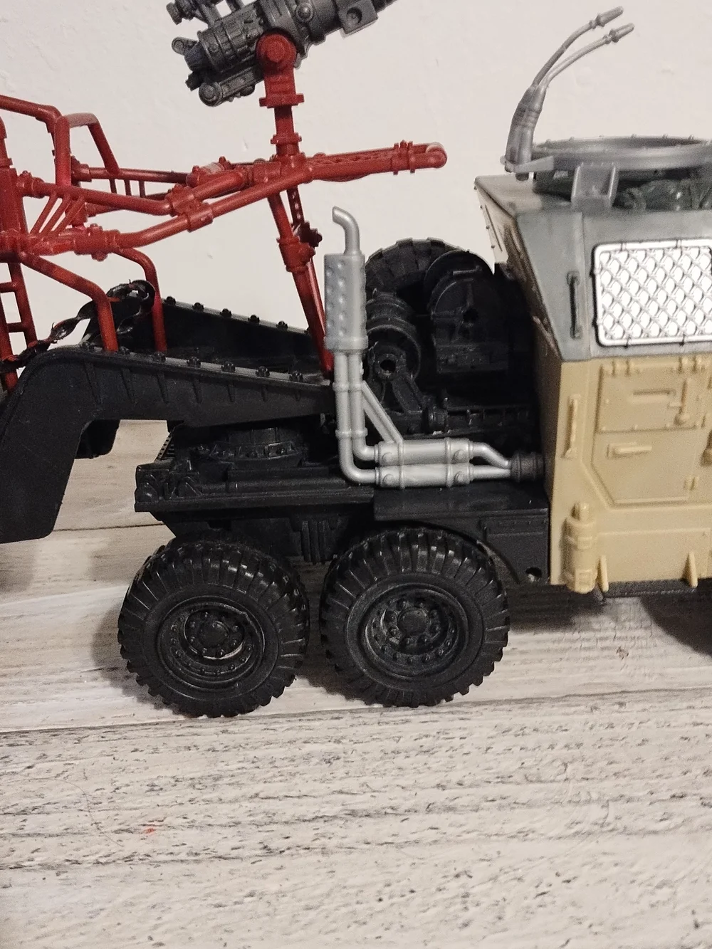 Military Transport Playset - Green and Red Tactical Truck